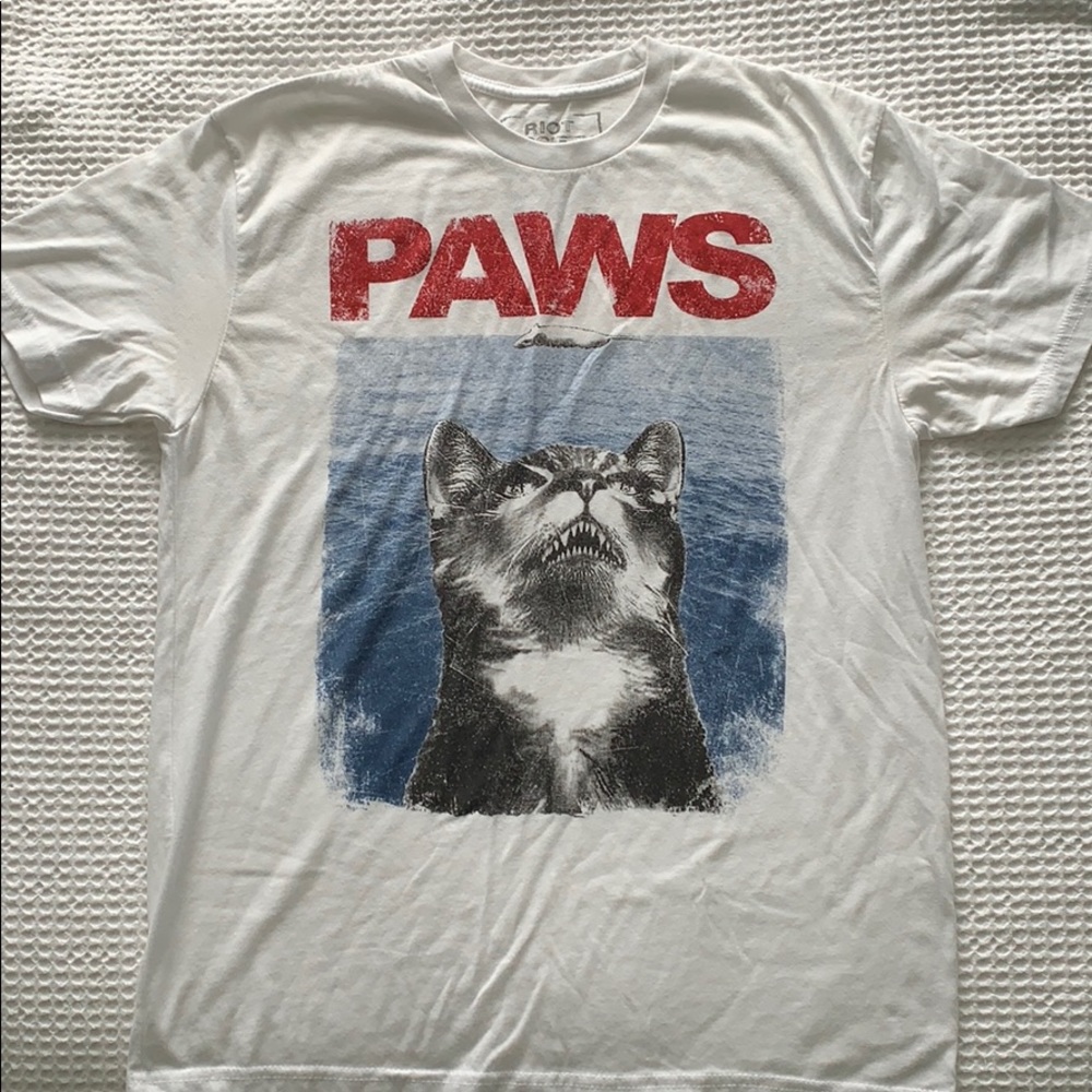 JAWS / PAWS T Shirt (Cats)